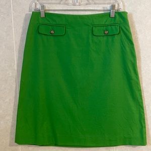 J. Crew Green Skirt